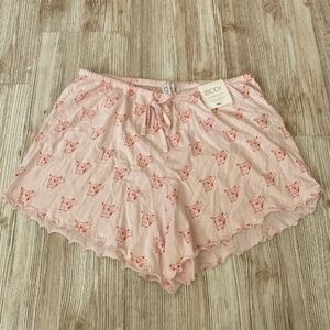 Women's pikachu/ pokemon pink sleep shorts, lounge shorts, size small BNWT